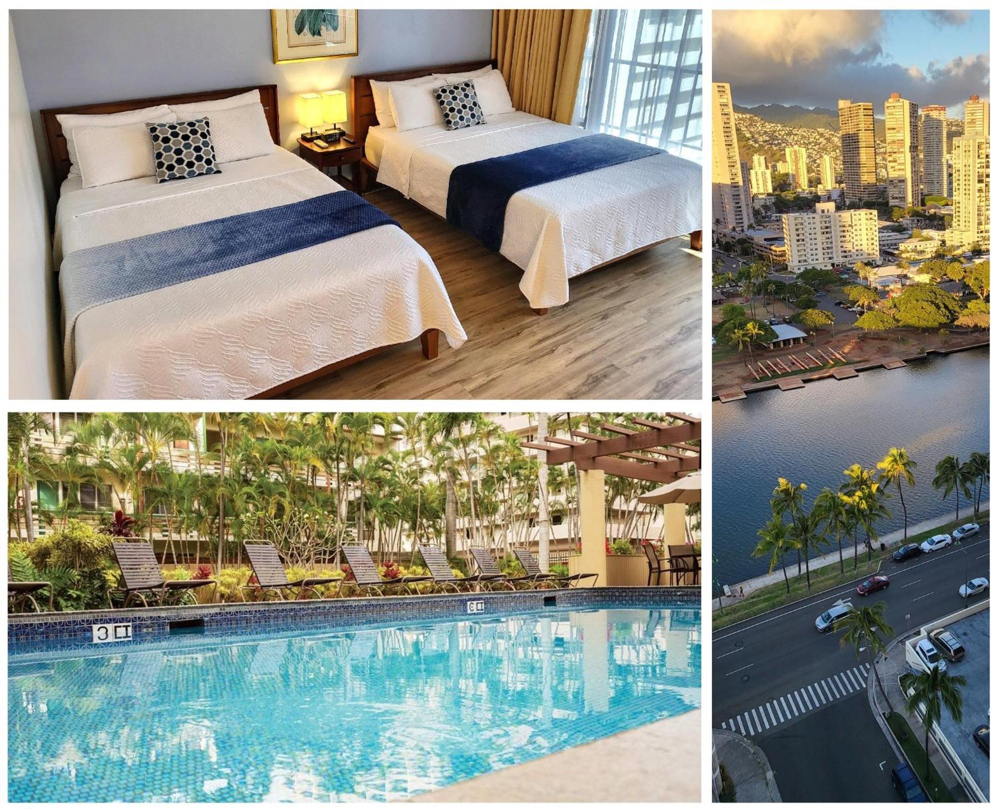 21St Floor Renovated Studio With 2 Queen Beds Honolulu Exterior foto